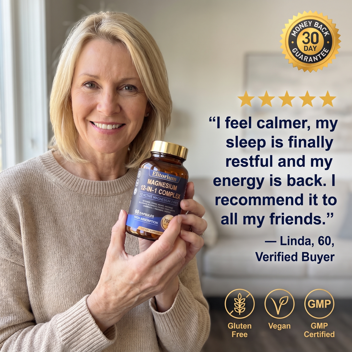 Elitorium review - Linda, 60, Verified Buyer