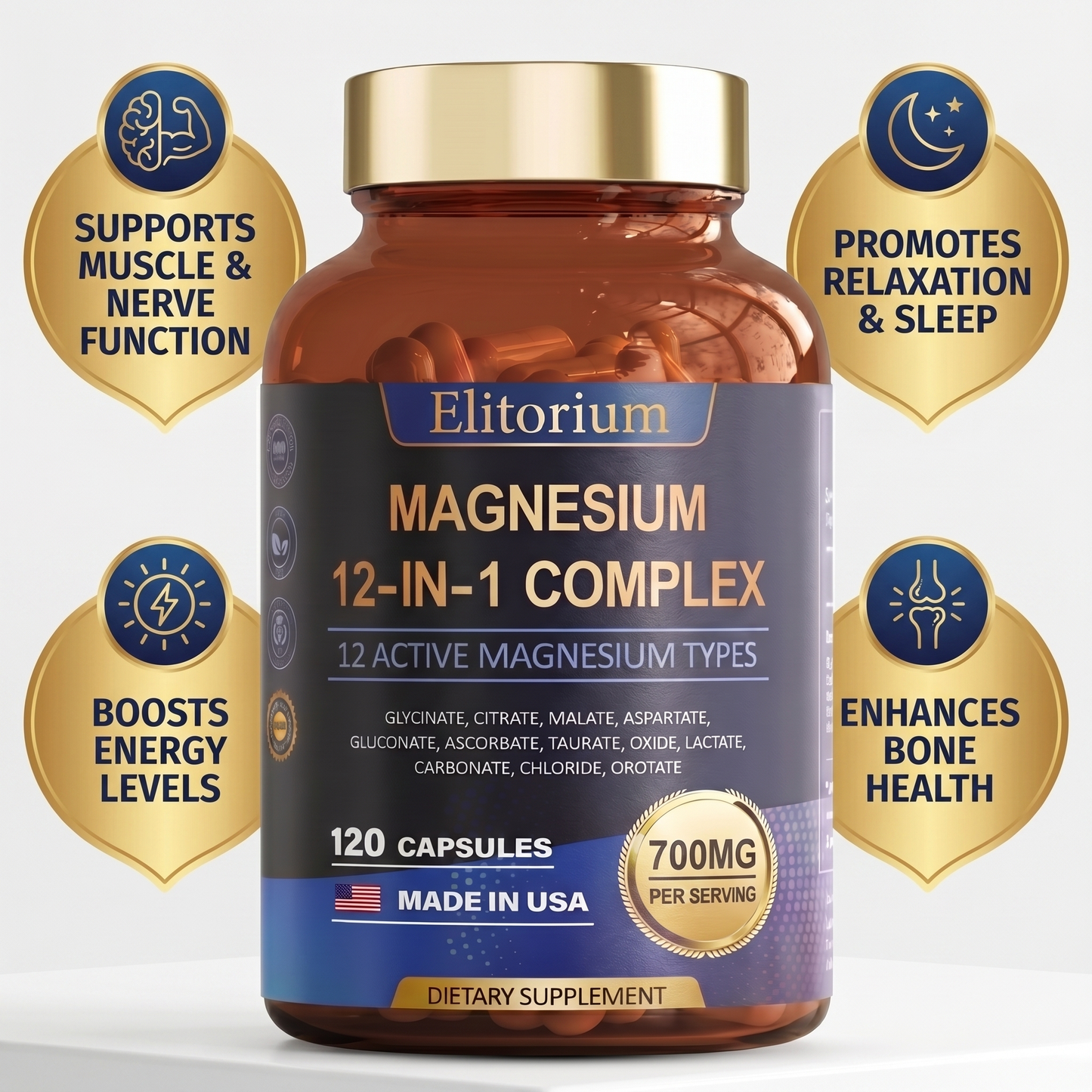Magnesium Complex 12-in-1 Capsules